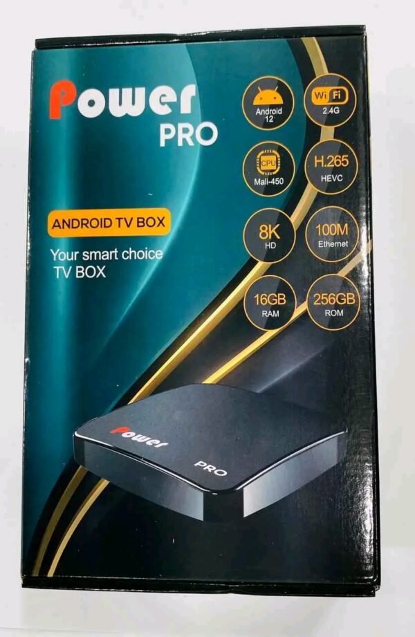 Power Pro IPTV box - 16GB RAM, 256GB ROM, 8K UHD - Image 3