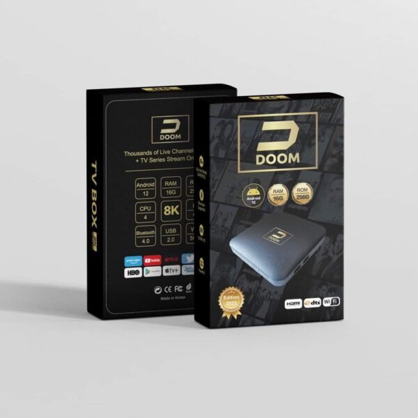 Doom 5G Android 12 Smart IPTV box - 20GB RAM, 512GB ROM, 10K UHD - Image 5